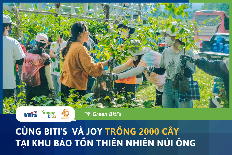 Biti’s donates 1,000 trees and plants 2,000 trees with JOY Foundation